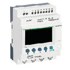 Relé Zelio 8e/4s con Reloj 24vdc con Pantalla SR2B121BD Schneider Electric