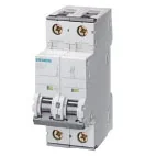 Interruptor Autom&aacute;tico Magnetot&eacute;rmico 400v 6ka 2polos C 6a (70mm) 5sy6206-7 Siemens