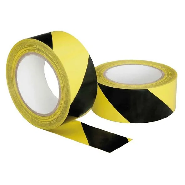 Cinta Delimitadora Amarillo/negro para Piso 50mmx33mt