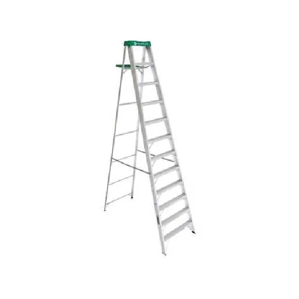 Escalera Aluminio Tijera de 12 Peldaños 3.6m Capacidad 102 kg