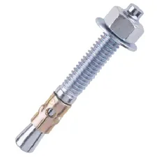 Perno de Anclaje Inoxidable de 3/8'' X 4.1/2'' con Tuerca y Golilla