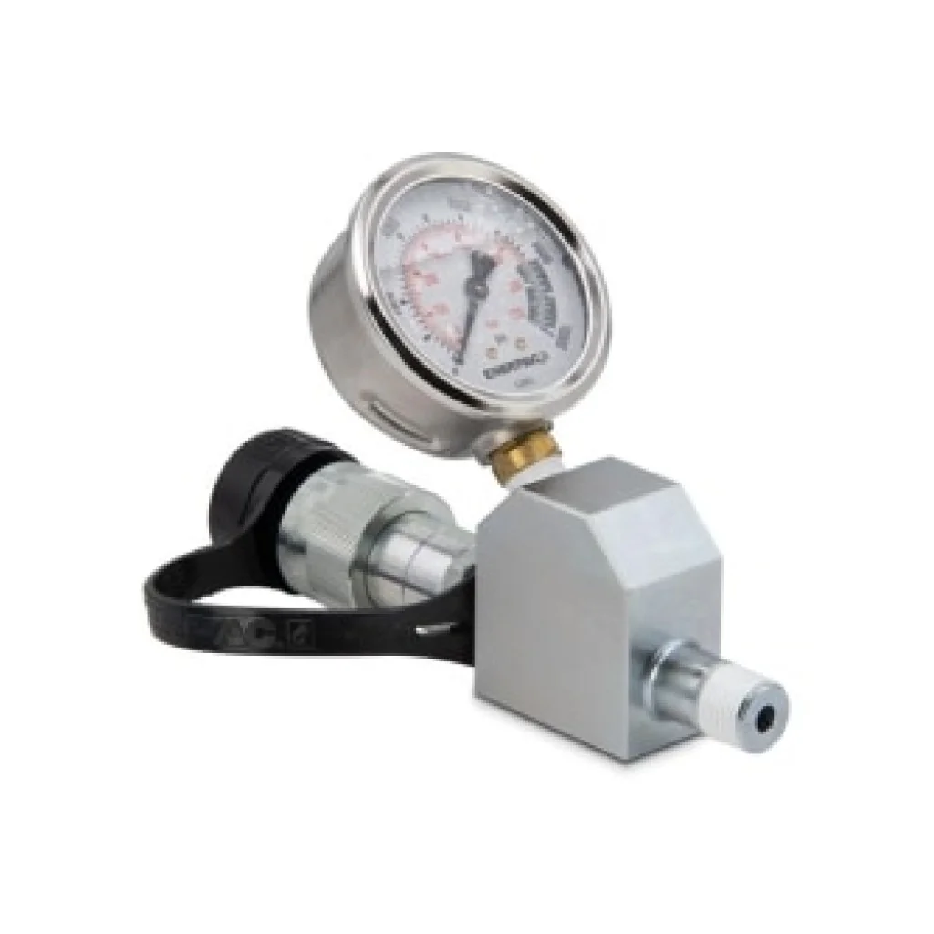 Juego Adaptador 3/8" NPTF (45&deg;) y Manometro 10.000 psi GA45GC Enerpac