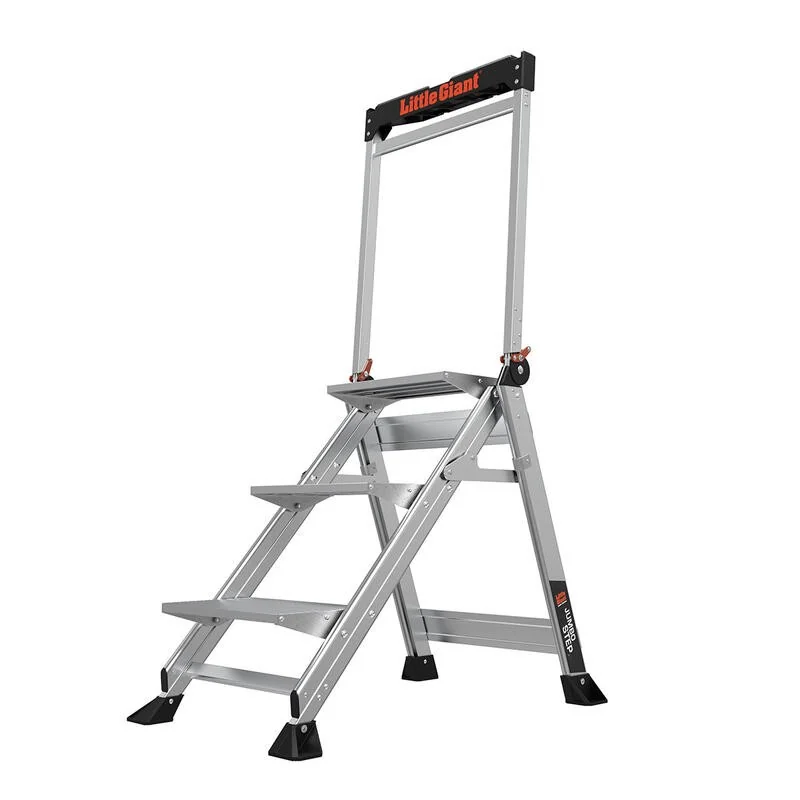 Escalera Jumbo Step 3 Peldaños con Bar. Type Iaa Little Giant