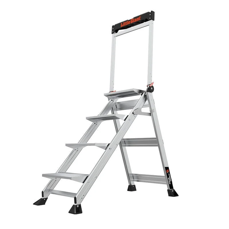 Escalera Jumbo Step 4 Peldaños con Bar. Type Iaa Little Giant
