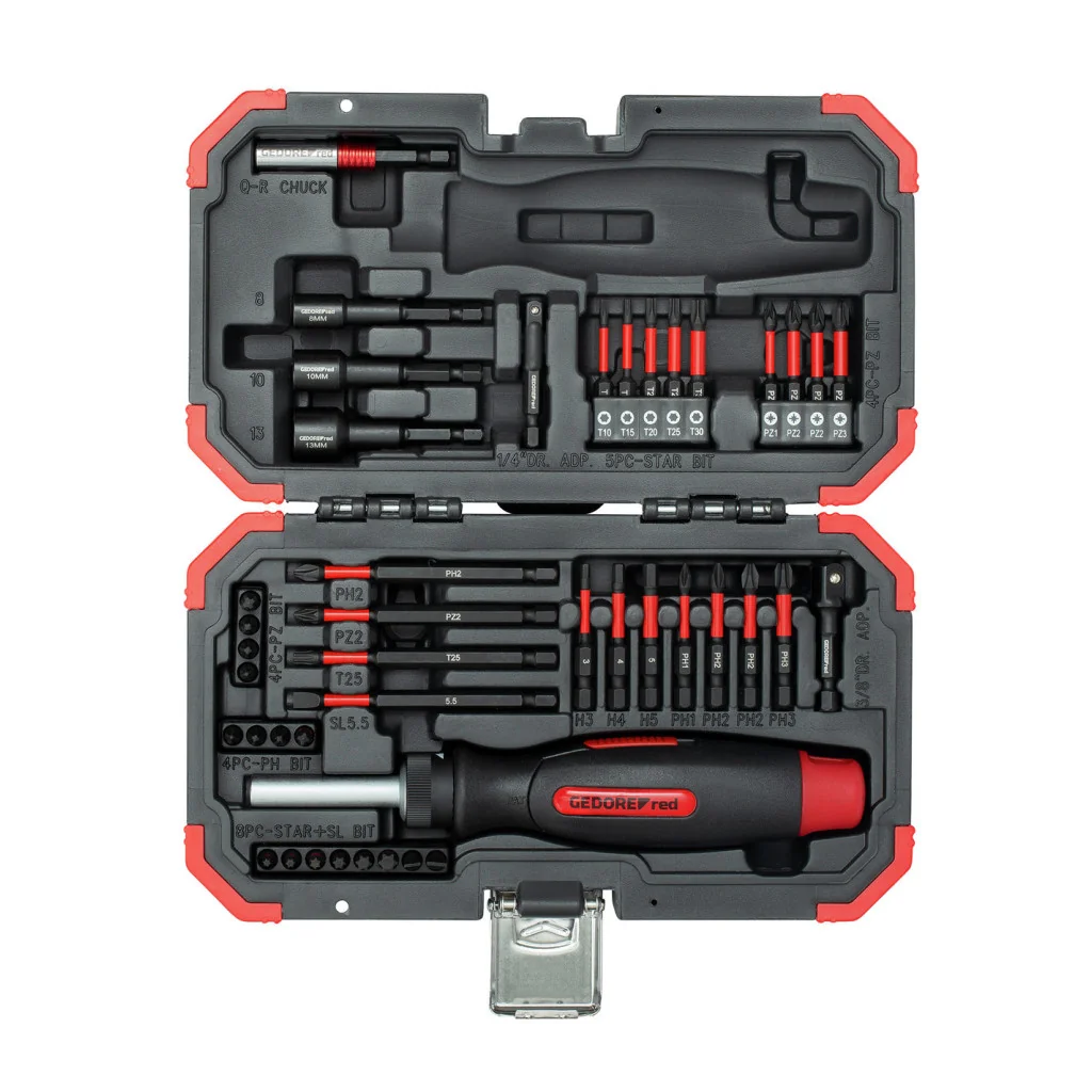 Set Atornillador con Puntas de Impacto 43 Piezas Gedore Al