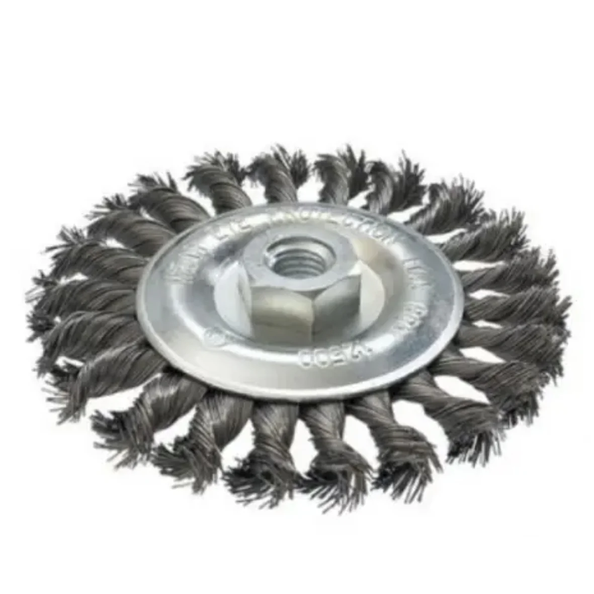 Grata Plana Alambre Trenzado 7"