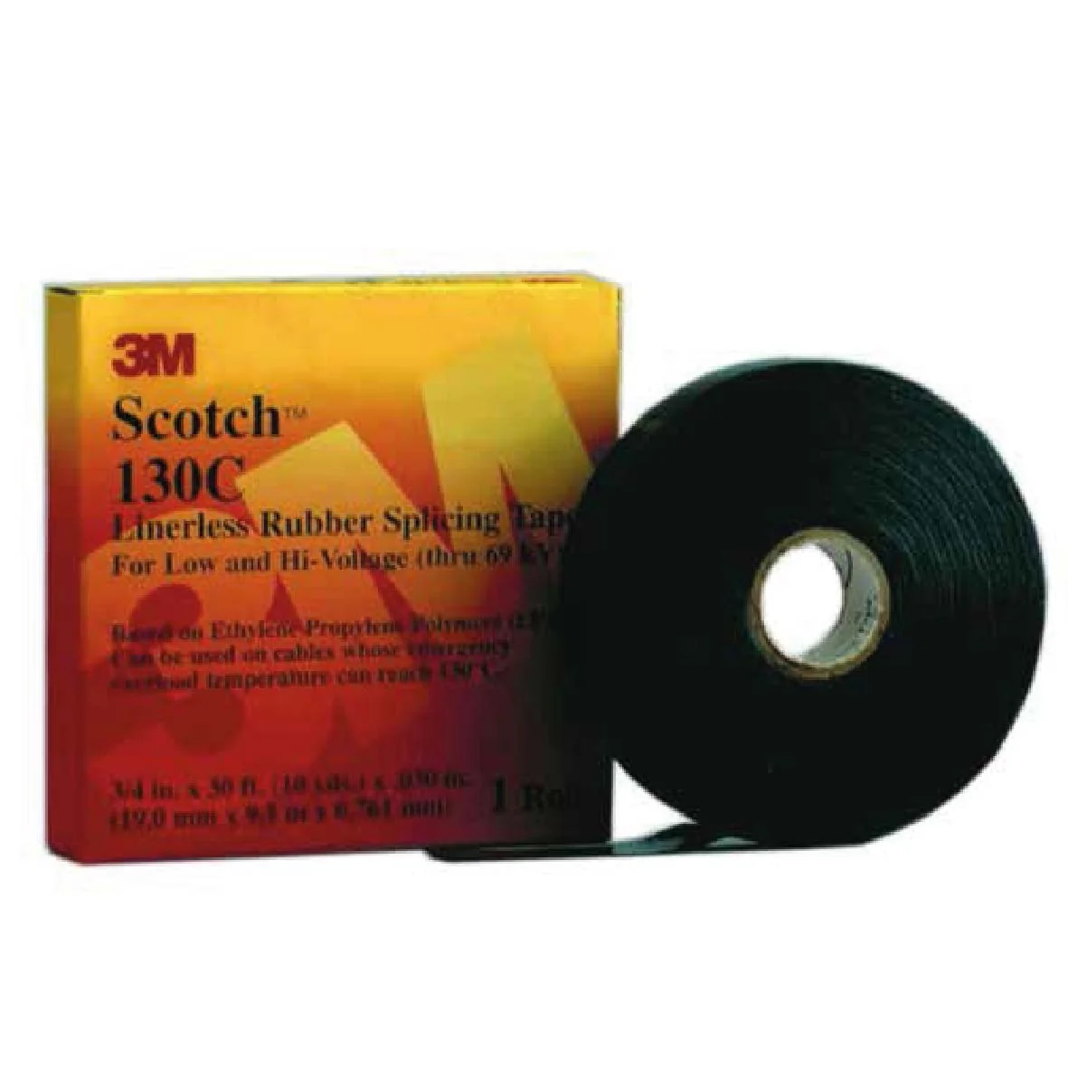 Cinta Goma Scotch 130c sin Liner 3/4" X 9mt 80610833404 3M