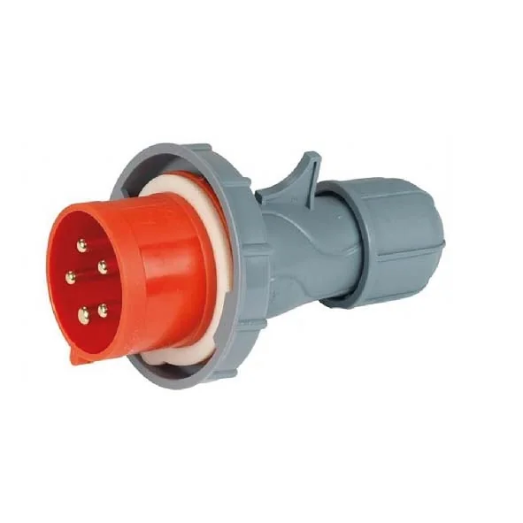 Enchufe Macho Volante 380v 32a 3p+n+ T