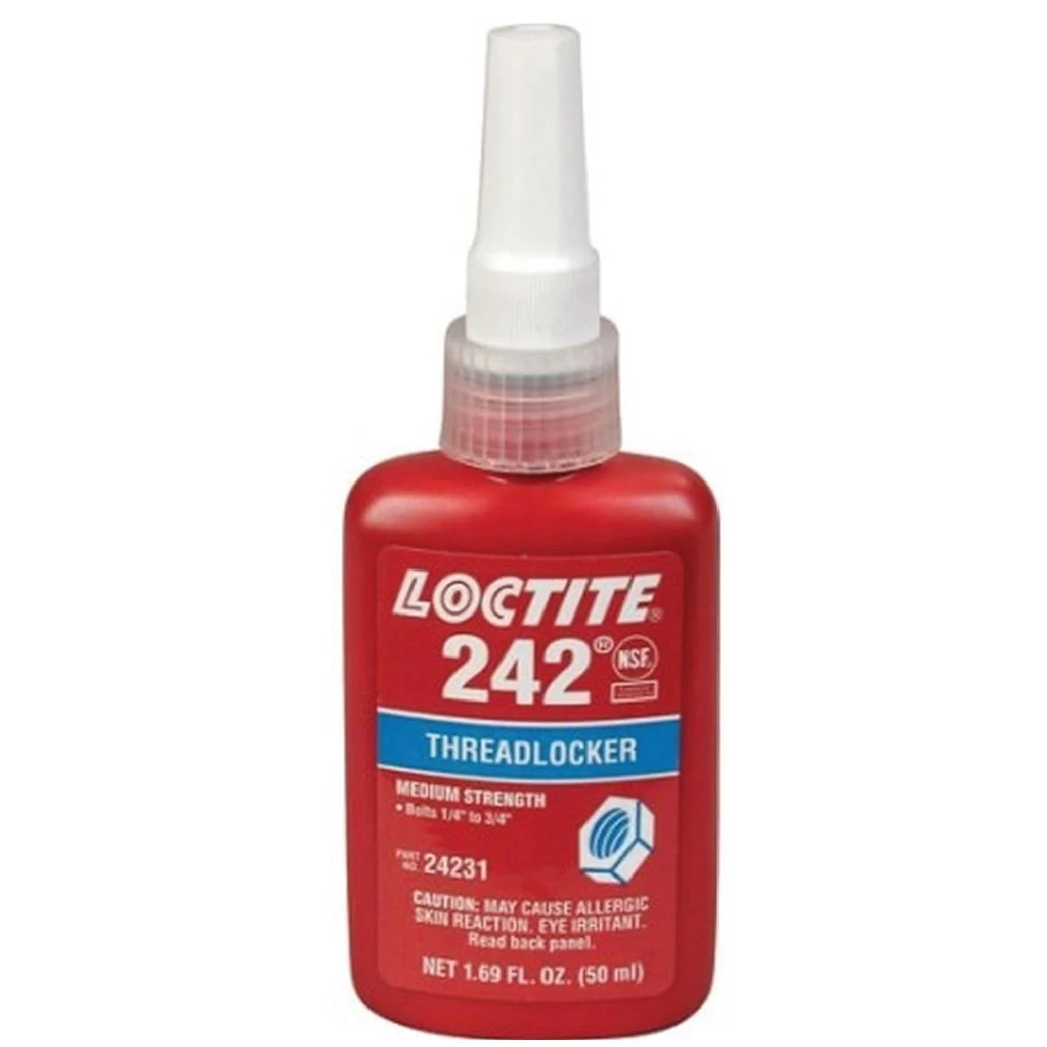 LT 242 Trabador de Rosca de Mediana Resistencia y Media Viscosidad para Pernos Hasta M36 50ml Loctite