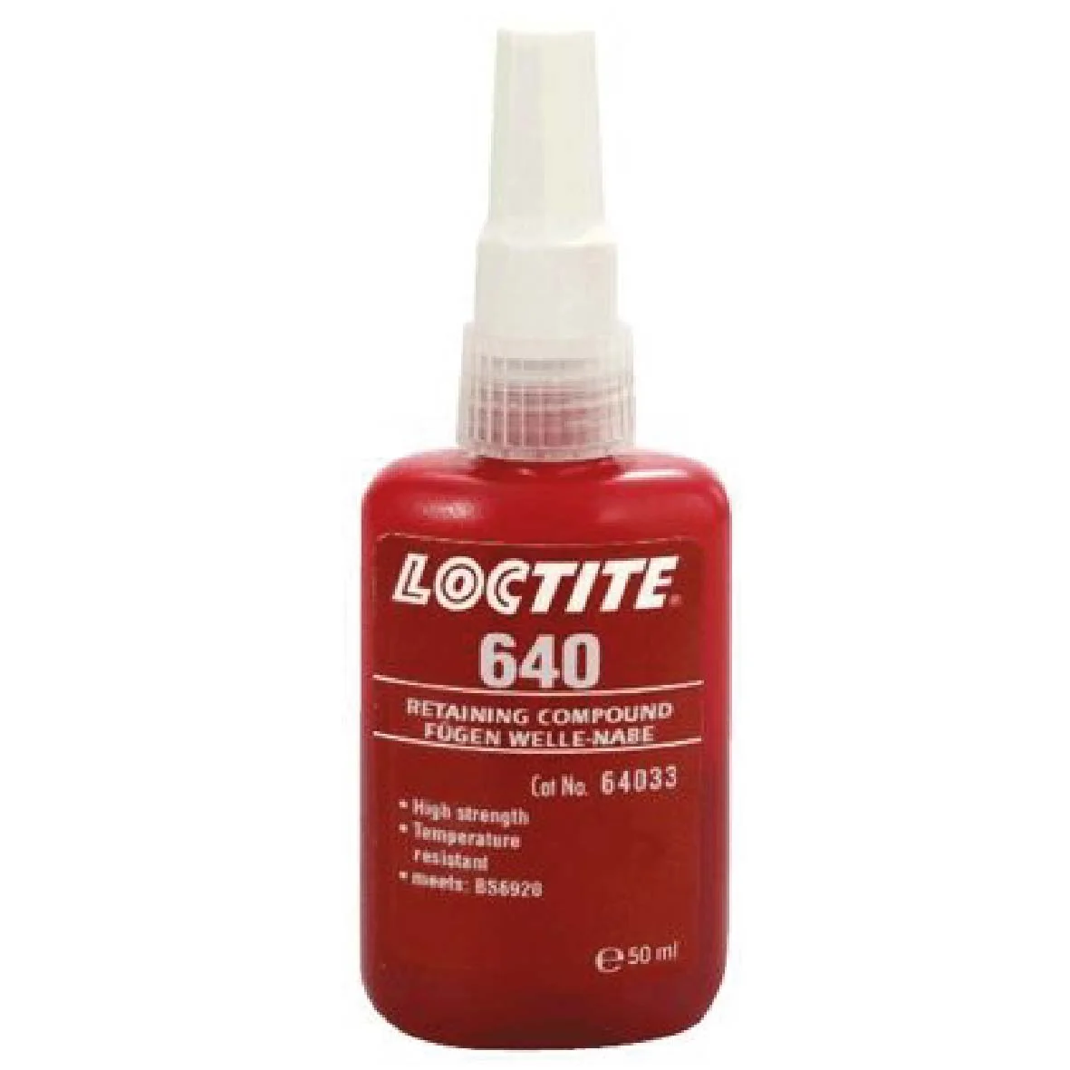Fijador de Piezas Cil&iacute;ndricas de Alta Resistencia y Curado Lento 50ml LT 640 Loctite