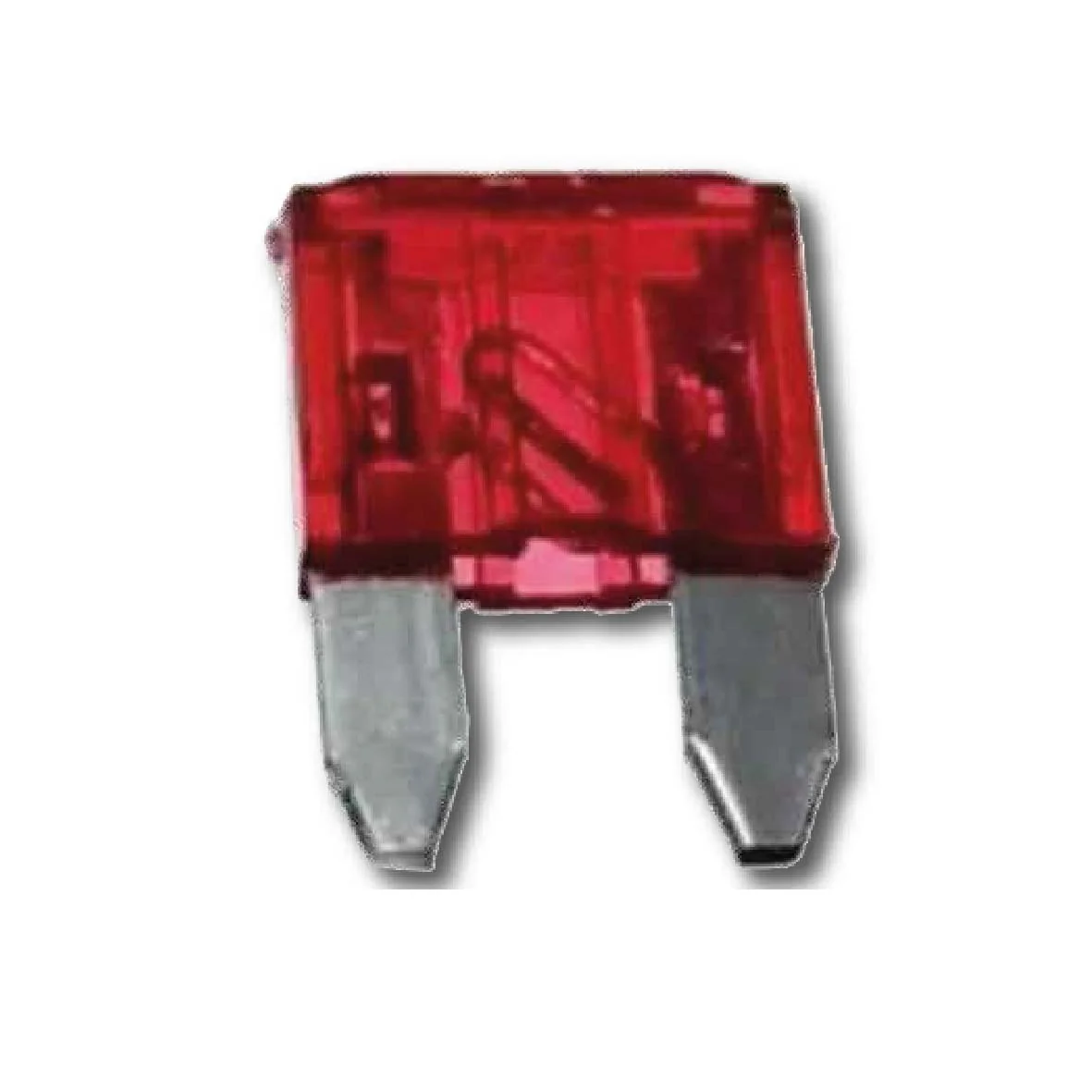Fusible 2 Patas Atomizador 10 amp Rojo