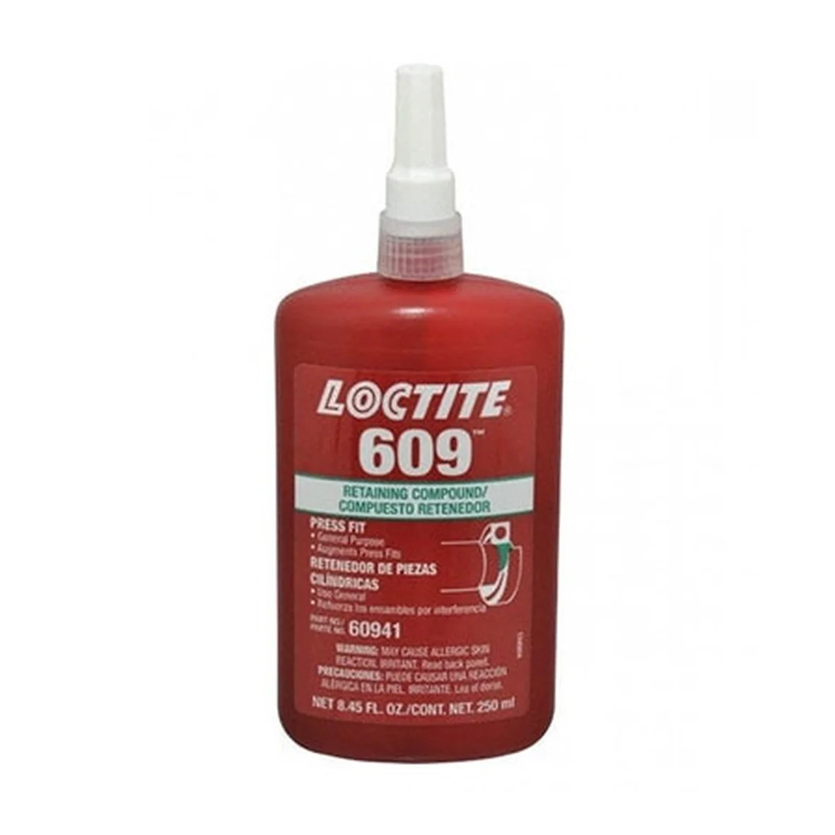 Fijador Baja Viscosidad para Montaje 50ml. LT 609 Loctite
