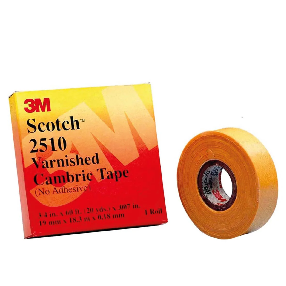 Cinta Aisladora Barnizada Scotch 2510 3/4" X 18.3 mts 3M
