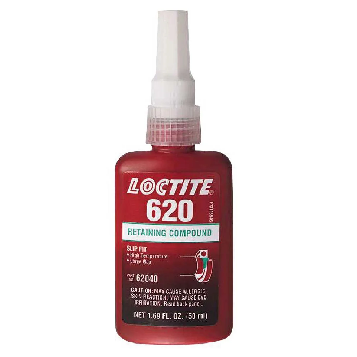 LT 620 Compuesto Retenedor de Alta Resistencia y Resistente a Altas Temperaturas 50ml. Loctite