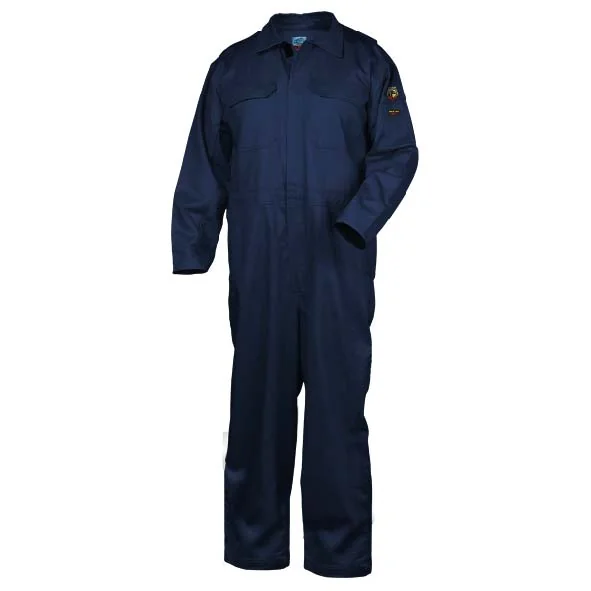 Overol Soldador de Algod&oacute;n Lavable Azul Marino Talla l Black Stallion
