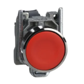 Pulsador Rasante Rojo 22mm