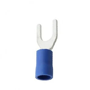 Terminal Compresión Tipo Horquilla 16-14awg Azul