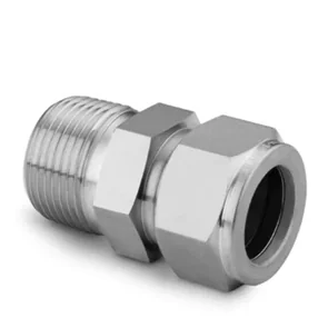 Conector Macho Acero Inoxidable 316.3/8" Od a 3/8" NPT