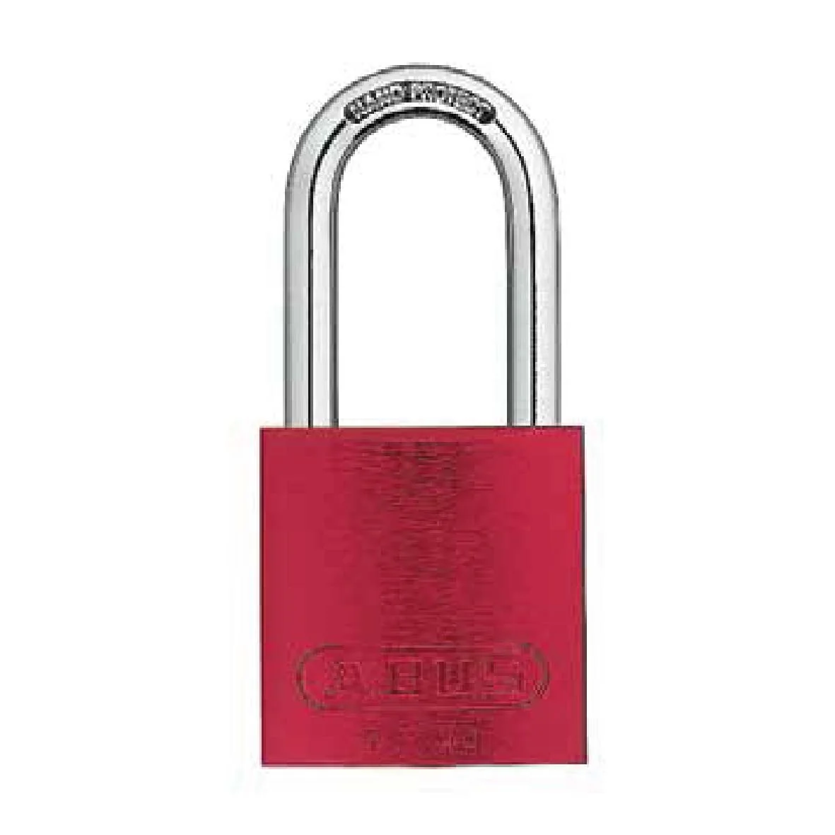 Candado Bloqueo Aluminio 72/40 HB40 Kd Rtn Rojo Grabado ABUS