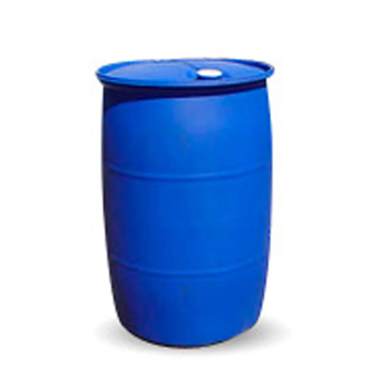 Tambor Pl&aacute;stico Azul con Zuncho 230lts