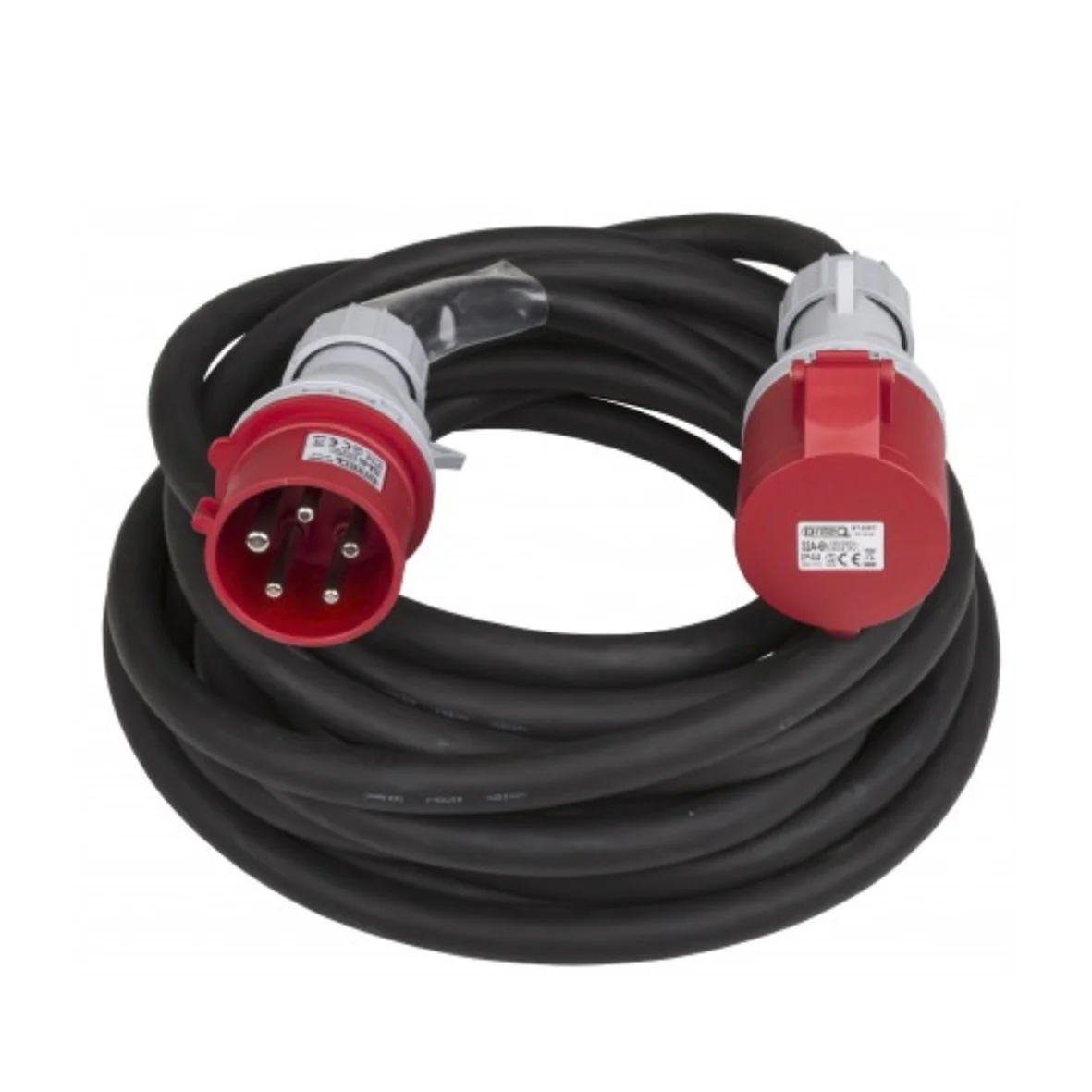 Extensión 25mt/380v 32a 3p + N + T Ench.vte.Industrial