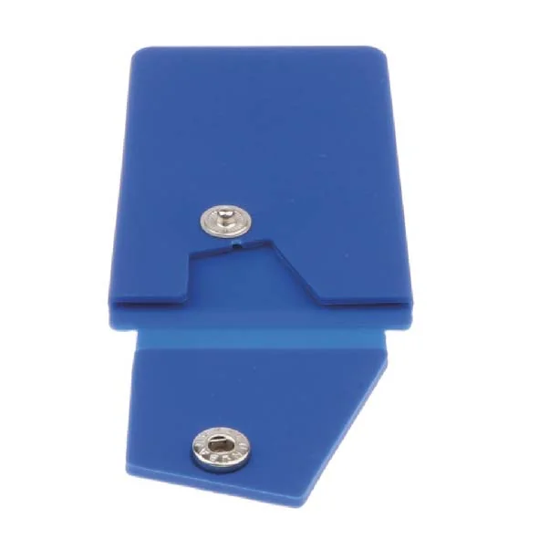 Tarjeta Plástica Azul Comp. Reparable con Ojetillo