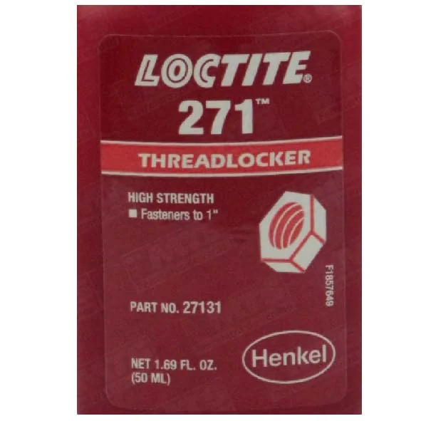 LT 271 Trabador de Rosca Alta Resistencia y Baja Viscosidad Hasta Pernos de 1" 50ml Loctite